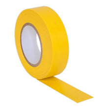 Load image into Gallery viewer, Sealey PVC Insulating Tape 19mm x 20M Yellow - Pack of 10
