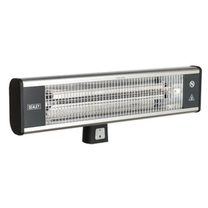 Sealey High Efficiency Carbon Fibre Infrared Wall Heater 1800W/230V
