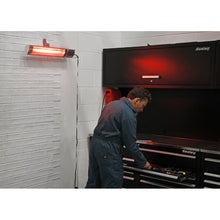 Load image into Gallery viewer, Sealey High Efficiency Infrared Short Wave Wall Mounting Heater 2000W
