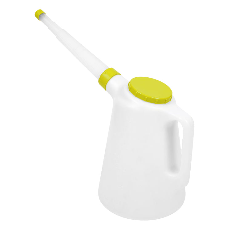 Sealey Oil Container, Lime Lid & Flexible Spout 5L