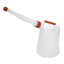 Load image into Gallery viewer, Sealey Oil Container, Red Lid &amp; Flexible Spout 5L
