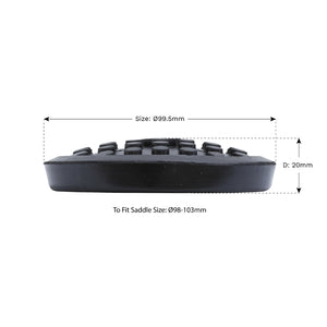 Sealey Safety Rubber Jack Pad 99.5mm - Type C