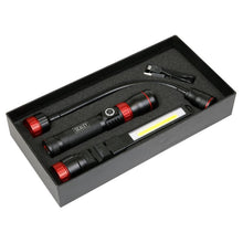 Load image into Gallery viewer, Sealey Interchangeable 3-In-1 COB LED Inspection Light Rechargeable
