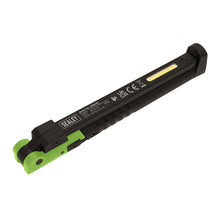 Load image into Gallery viewer, Sealey Rechargeable Slim Folding Pocket Light 2 COB &amp; 1 SMD LED - Green

