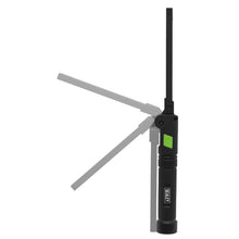 Load image into Gallery viewer, Sealey Rechargeable Aluminium Folding Pocket Light 2 COB &amp; 1 SMD LED
