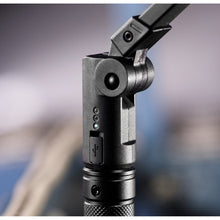 Load image into Gallery viewer, Sealey Rechargeable Aluminium Folding Pocket Light 2 COB &amp; 1 SMD LED
