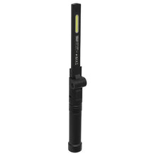 Load image into Gallery viewer, Sealey Rechargeable Aluminium Folding Pocket Light 2 COB &amp; 1 SMD LED
