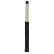 Load image into Gallery viewer, Sealey Rechargeable Aluminium Folding Pocket Light 2 COB &amp; 1 SMD LED
