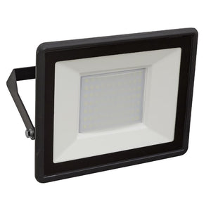 Sealey Extra-Slim Floodlight, Wall Bracket 50W SMD LED - 230V