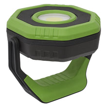 Load image into Gallery viewer, Sealey Rechargeable Pocket Floodlight, Magnet 360° 14W COB LED - Green

