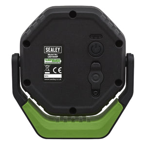 Sealey Rechargeable Pocket Floodlight, Magnet 360° 14W COB LED - Green