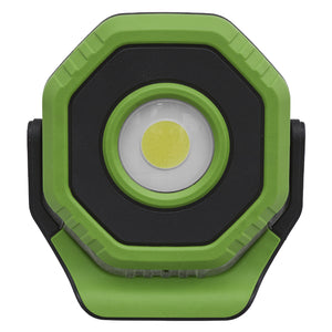Sealey Rechargeable Pocket Floodlight, Magnet 360° 14W COB LED - Green