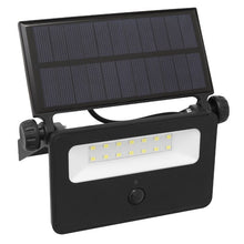Load image into Gallery viewer, Sealey Extra-Slim Solar Floodlight, Wall Bracket 16W SMD LED
