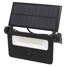 Load image into Gallery viewer, Sealey Extra-Slim Solar Floodlight, Wall Bracket 16W SMD LED
