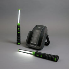 Load image into Gallery viewer, Sealey Rechargeable Floodlight/Folding Inspection Light Docking Station Kit
