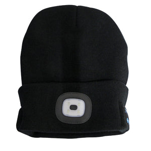 Sealey Beanie Hat 1W SMD LED USB Rechargeable, Wireless Headphones