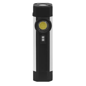 Sealey Rechargeable Aluminium Pocket Light, UV 3W COB & 1W SMD LED
