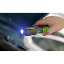 Load image into Gallery viewer, Sealey Rechargeable Inspection Light 5W COB &amp; 3W SMD LED, Power Bank - Green
