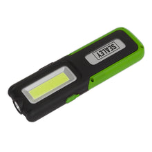 Load image into Gallery viewer, Sealey Rechargeable Inspection Light 5W COB &amp; 3W SMD LED, Power Bank - Green
