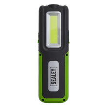 Load image into Gallery viewer, Sealey Rechargeable Inspection Light 5W COB &amp; 3W SMD LED, Power Bank - Green
