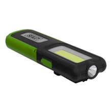 Load image into Gallery viewer, Sealey Rechargeable Inspection Light 5W COB &amp; 3W SMD LED, Power Bank - Green
