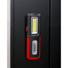 Load image into Gallery viewer, Sealey Rechargeable Inspection Light 5W COB &amp; 3W SMD LED, Power Bank - Red
