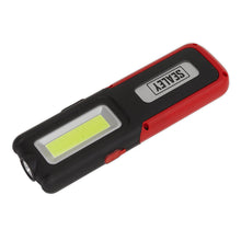 Load image into Gallery viewer, Sealey Rechargeable Inspection Light 5W COB &amp; 3W SMD LED, Power Bank - Red
