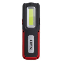 Load image into Gallery viewer, Sealey Rechargeable Inspection Light 5W COB &amp; 3W SMD LED, Power Bank - Red
