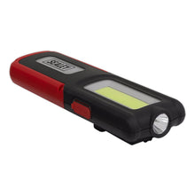 Load image into Gallery viewer, Sealey Rechargeable Inspection Light 5W COB &amp; 3W SMD LED, Power Bank - Red
