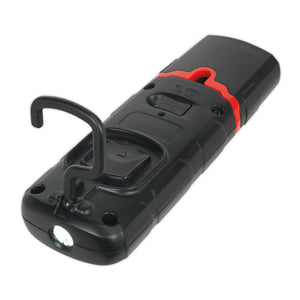 Sealey Rechargeable 360° Inspection Light 3W COB & 1W SMD LED Black Lithium-Polymer
