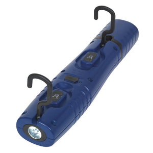 Sealey Rechargeable 360° Inspection Light 7 SMD & 3W SMD LED Blue Lithium-ion