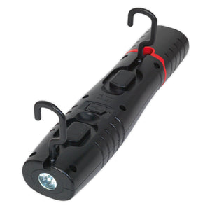 Sealey Rechargeable 360° Inspection Light 7 SMD & 3W SMD LED Black Lithium-ion