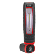 Load image into Gallery viewer, Sealey Rechargeable 360° Inspection Light 14 SMD &amp; 3W SMD LED Black Lithium-ion
