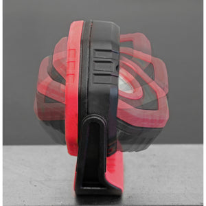 Sealey Rechargeable Pocket Floodlight, Magnet 360° 7W COB LED - Red