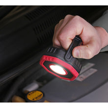 Load image into Gallery viewer, Sealey Rechargeable Pocket Floodlight, Magnet 360° 7W COB LED - Red
