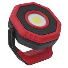 Load image into Gallery viewer, Sealey Rechargeable Pocket Floodlight, Magnet 360° 7W COB LED - Red
