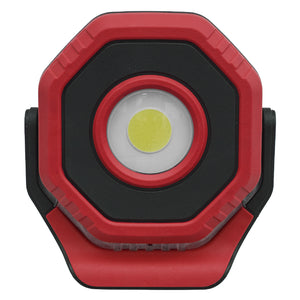 Sealey Rechargeable Pocket Floodlight, Magnet 360° 7W COB LED - Red