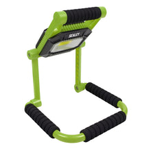 Load image into Gallery viewer, Sealey Rechargeable Portable Fold Flat Floodlight 10W COB LED Lithium-ion
