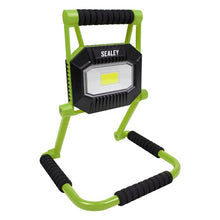Load image into Gallery viewer, Sealey Rechargeable Portable Fold Flat Floodlight 20W COB LED Lithium-ion
