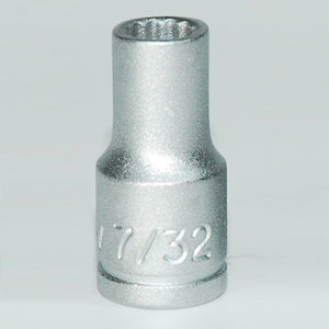 Teng Socket 1/4" Drive AF 7/32" - 12pt