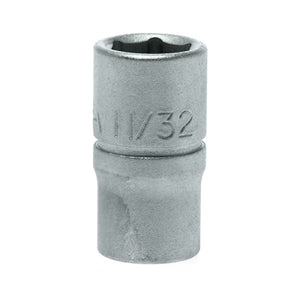 Teng Socket 1/4" Drive AF 11/32" - 6pt