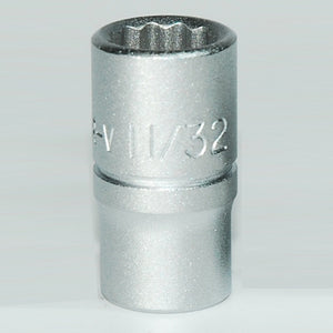 Teng Socket 1/4" Drive AF 11/32" - 12pt