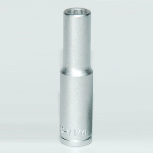 Teng Socket 1/4" Drive Deep AF 1/4" - 12pt