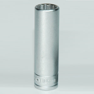 Teng Socket 1/4" Drive Deep 10mm - 12pt