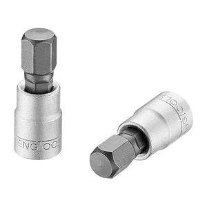 Teng Socket Set 1/4" Drive Metric Hex Bit 9pcs