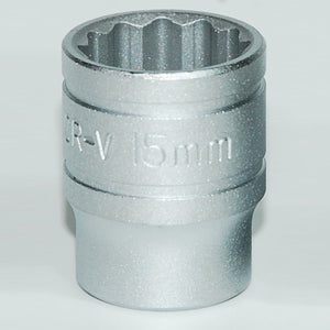 Teng Socket 3/8" Drive 15mm - 12pt