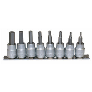 Teng Socket Set 3/8" Drive AF Hex Bit 8pcs