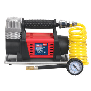 Sealey Tyre Inflator/Mini Air Compressor 12V Heavy-Duty (MAC04)