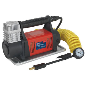 Sealey Tyre Inflator/Mini Air Compressor 12V Heavy-Duty (MAC07)
