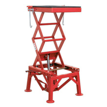 Load image into Gallery viewer, Sealey Hydraulic Motorcycle Lift Off-Road/Trials Bikes 135kg
